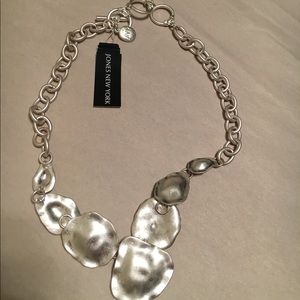 Jones New York silver necklace New NWT